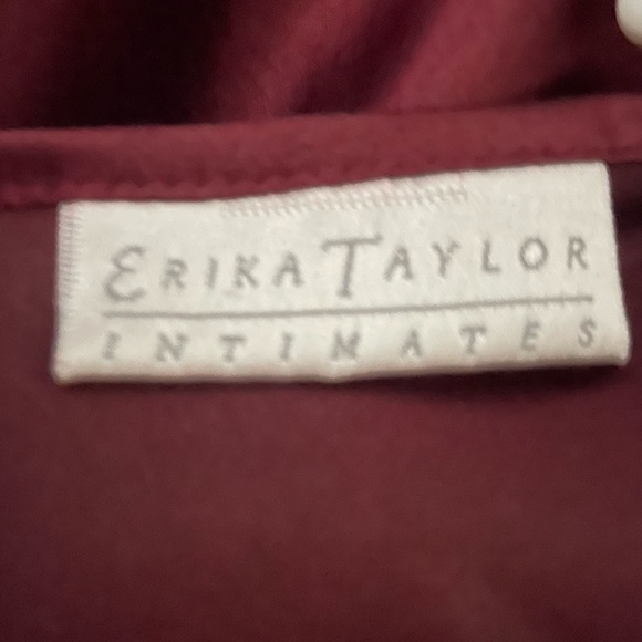 ET Vintage Set ERIKA TAYLOR Vintage 90s Silk Robe & Slip 2-Piece Set - Picture 3 of 16